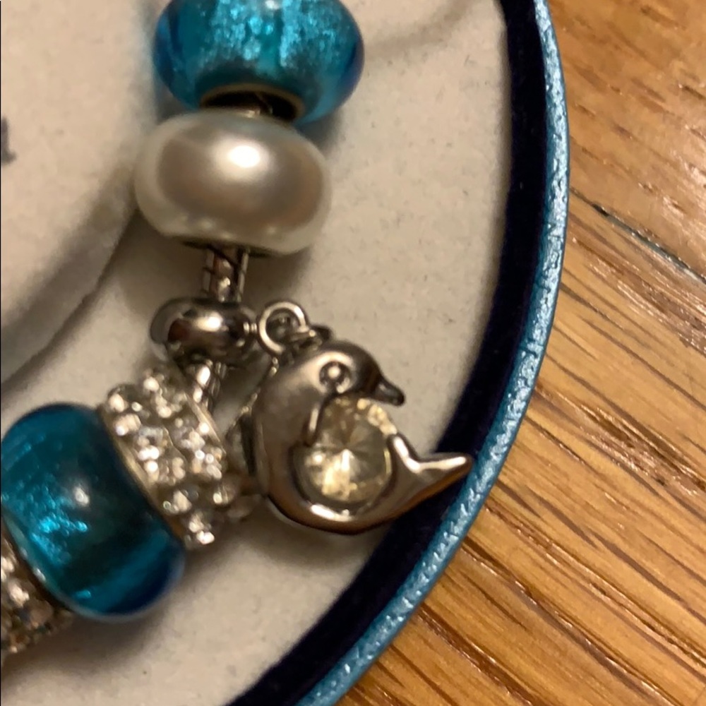 Bella Perlina charm bracelet- blue - Picture 3 of 4